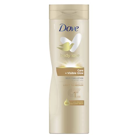 dove self esteem gradual tan.